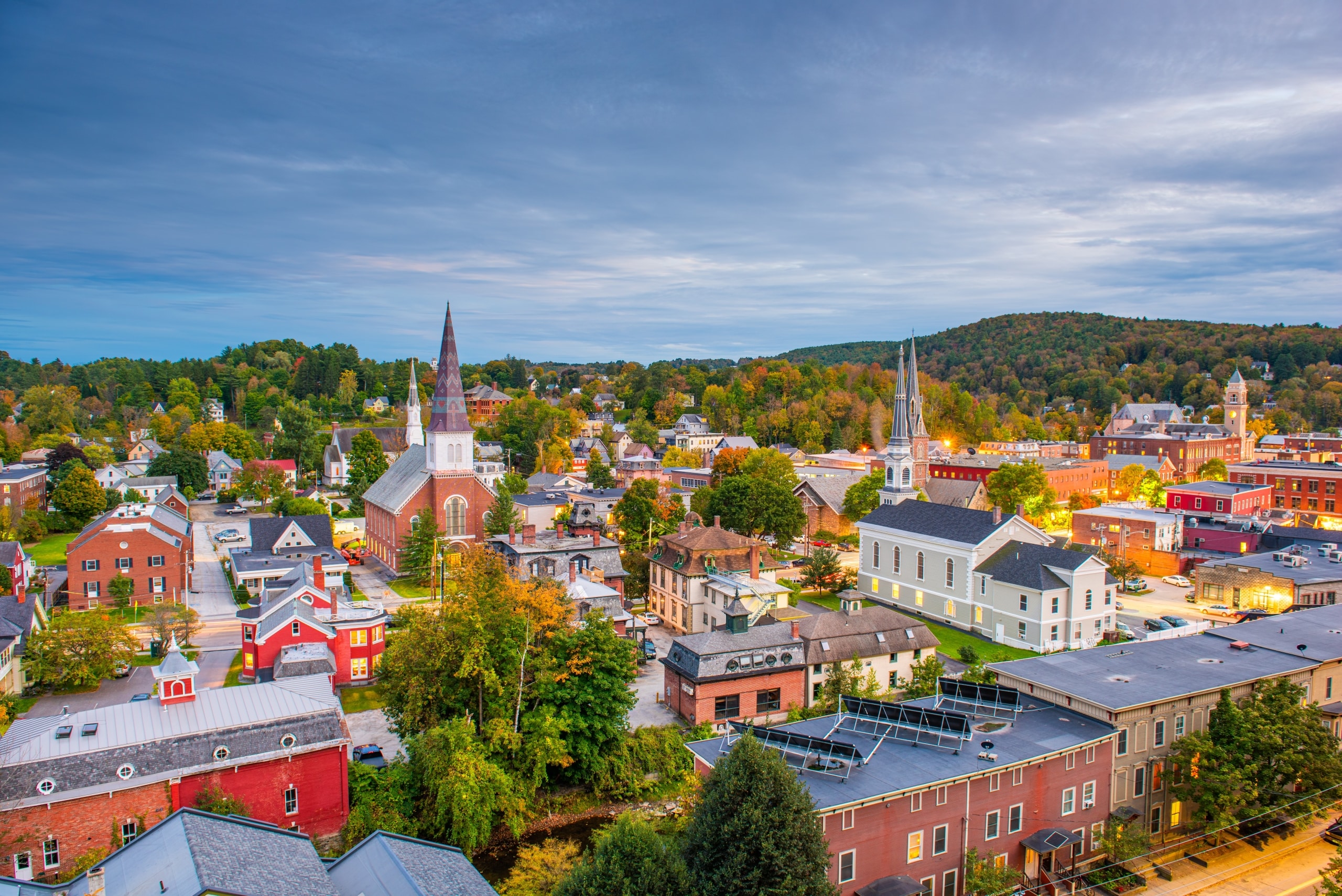 Aerial view of Burlington
