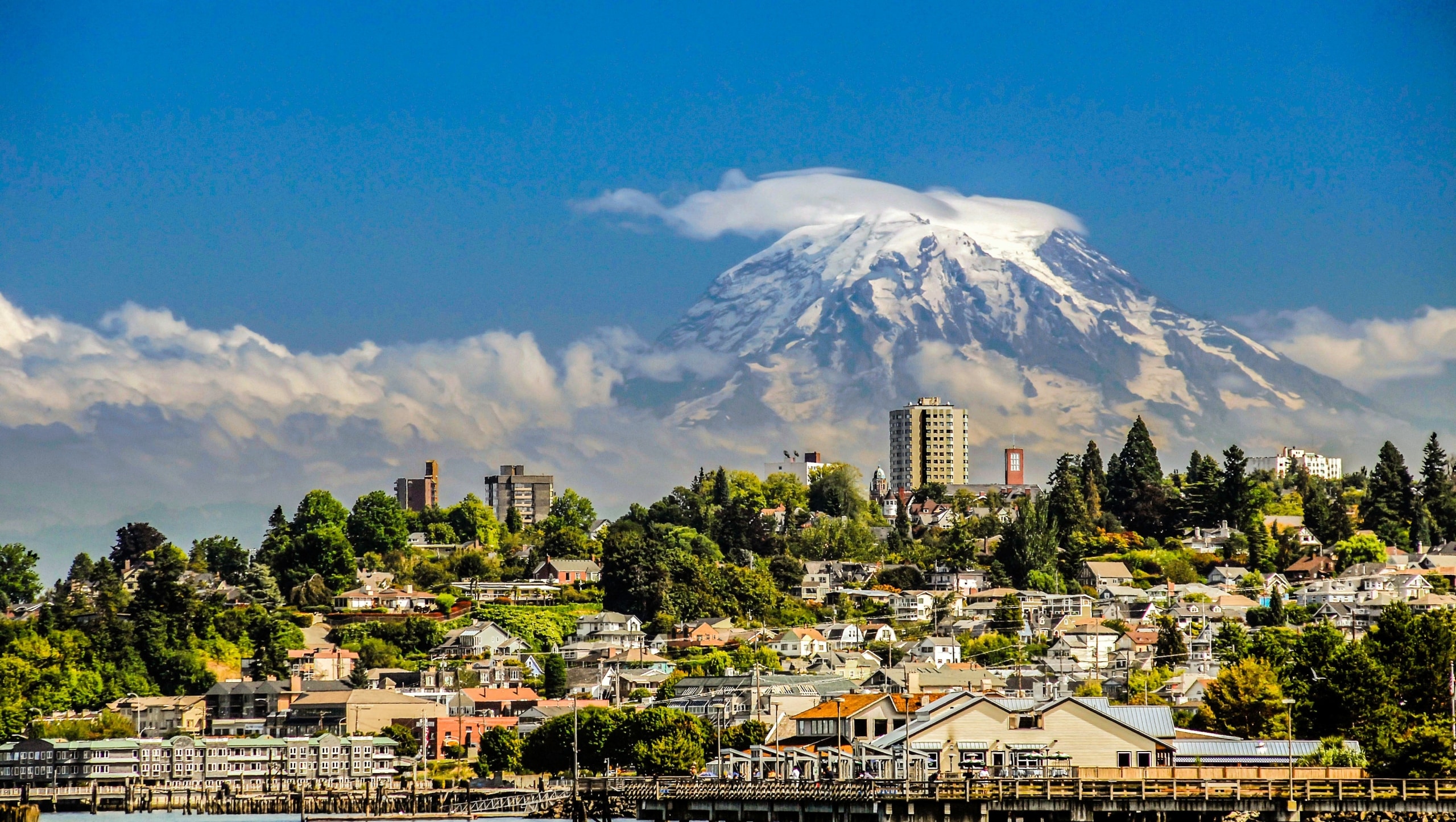 Aerial view of Tacoma